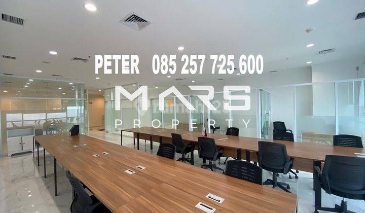 Murah Office Space Soho Capital 140m Furnish Ready Use Best Unit 2