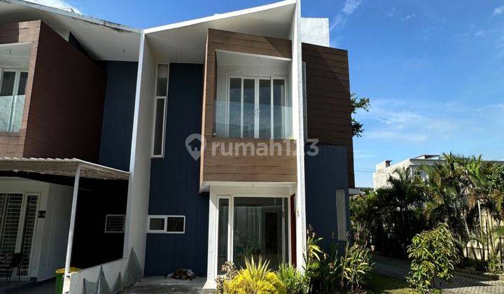 Rumah Sudut 2 Lantai Di Komplek Habitat Medan Sunggal 1