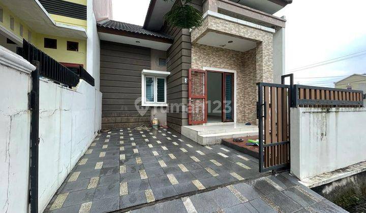 Dijual villa komplek tasbi 2 siap huni SHM bagus hadap timur  2