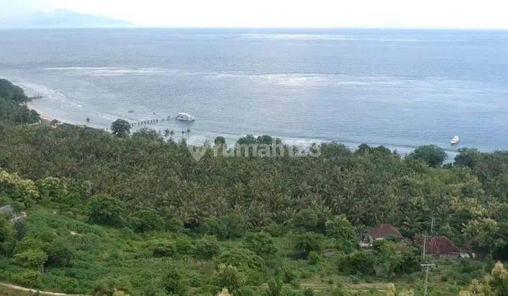 Pemandangan laut, Tanah SHM 4,5 are di jual cepat Rp 400 Juta global/nego  