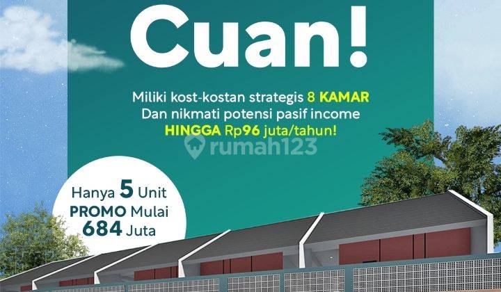 Rumah Kost 8 Kamar Hanya 600jt An 1