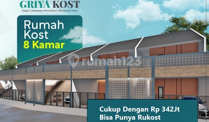 Cukup Rp 342jt Bisa Punya RuKost  Dengan Potensi Income 96Jt/Tahun