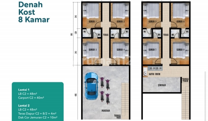 Kost An Baru Harga Murmer Dekat Jalan Raya Provinsi