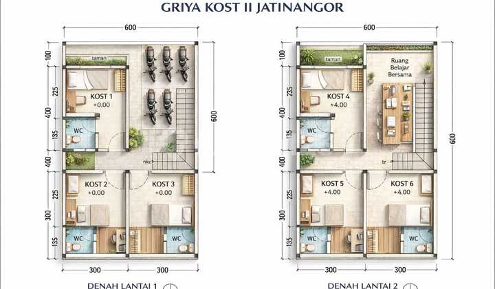 Boarding House Near Unpad Income 9 Million Per Month, Mortgage Installment 6 Million Per Month 2