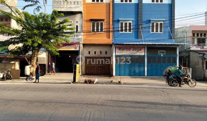 Dijual Ruko Jalan Besar Denai Lokasi Sangat Ramai Row Luas 1