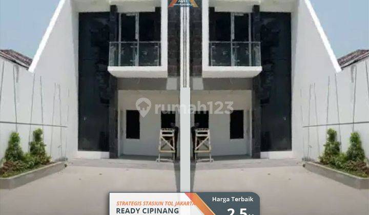 Ready Rumah Stratgis Modern Jl Lbr Cipinang Ry Jakarta Timur Tol 1