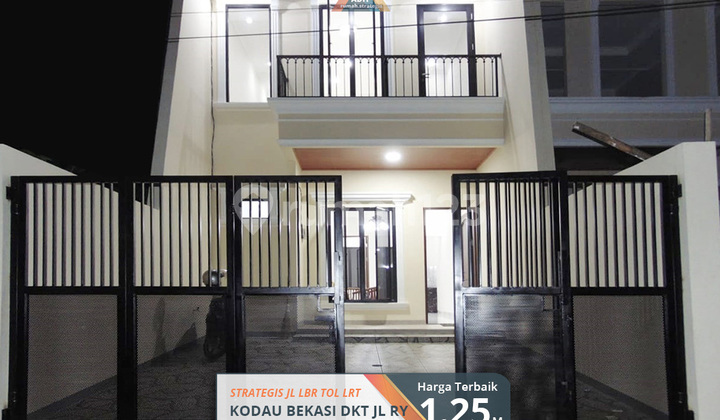 Ready Strategic Luxury Spacious Jl Lbr Kodau Bekasi Near Jakarta Toll Road