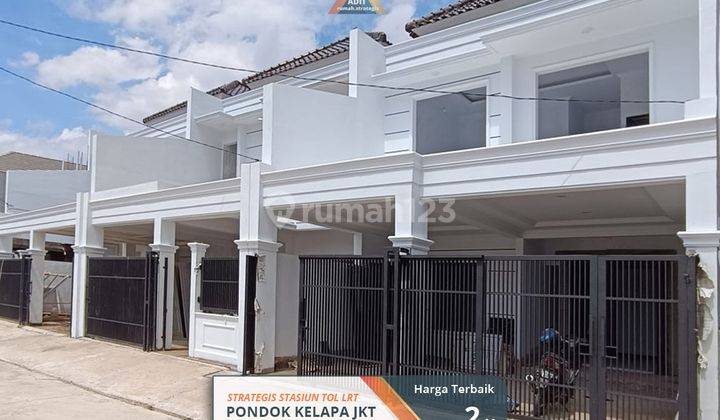 Ready Rumah Baru Strategis Pdk Kelapa Duren Sawit Jakarta Tol Lrt 2