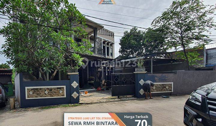 Disewa Fullfurnis Rumah Strategis Luas Bintara Tol Stasiun Lrt 1