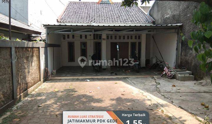 Turun 300Jt Rumah Strategis Luas Jatimakmur Pondokgede Bekasi 1