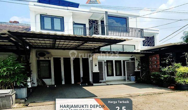 Townhouse Strategis Luas 3lt Jl Lbr Harjamukti Depok Tol Lrt Jkt 1