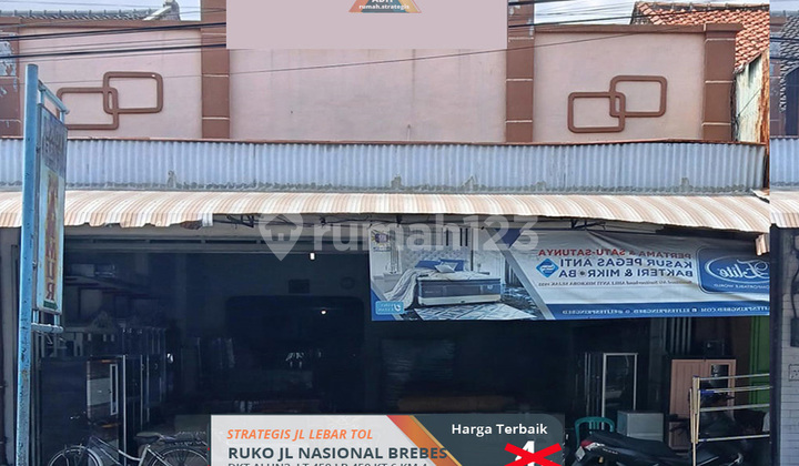 Cheap Price Drop Strategic Shop House Wide Jl Lbr Near Psr Alun2 Brebes
