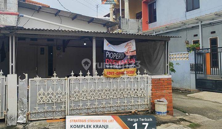 DISEWAKAN STRATEGIS JL LEBAR KRANJI BEKASI DKT STASIUN TOL LRT 1