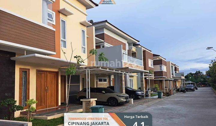 Ready Townhouse Strtgis Mwh Luas Smarthome Cipinang Jakarta Timur 1