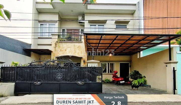 Rumah Strategis Fullfurnish Luas Jl Lbr Duren Sawit Jakarta Timur 1