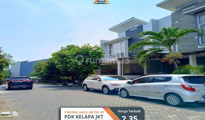 Stratgis Modern Semifurnis Luas Jl Lbr Pdk Kelapa Jakarta Tol Lrt 1