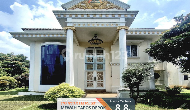Semifurn Rumah Mewah Luas Strategis Jl Lbr Tapos Depok Tol LRT