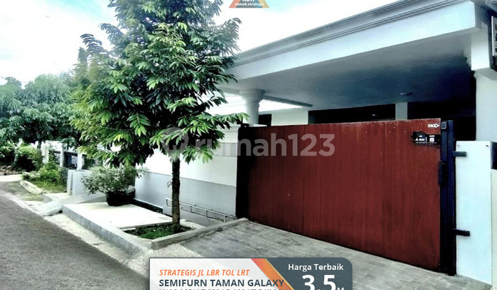 SEMIFURN Strategis Luas Jl Lebar Taman Galaxy Bekasi Tol LRT Jkt SEMIFURN Strategis Luas Jl Lebar Taman Galaxy Bekasi Tol LRT Jkt