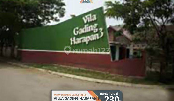 Tanah Stratgis Jl Lbr Free Ajb Bn Villa Gading Harapan 3 Babelan 1