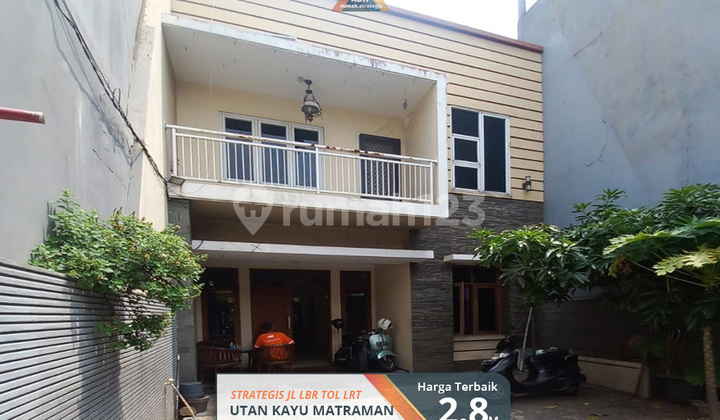 Turun Harga Stratgis Mewah Luas Jl Lbr Utan Kayu Matraman Jakarta
