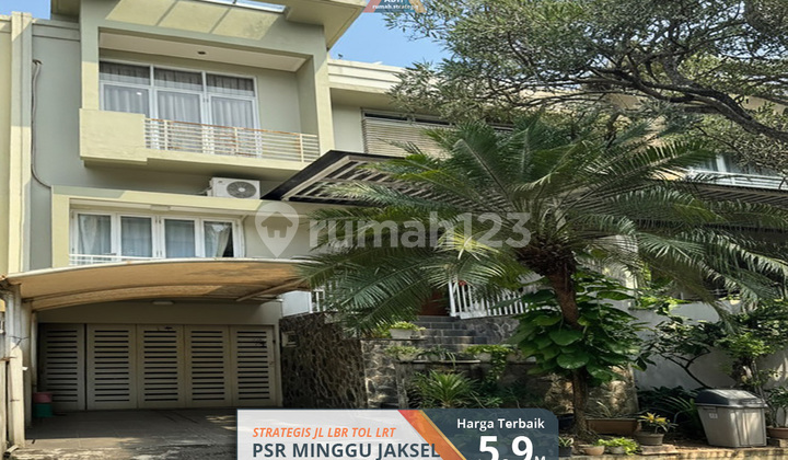 Ready 3Lt Komplek Mewah Luas Jl Lebar Strategis Pasar Minggu Tol