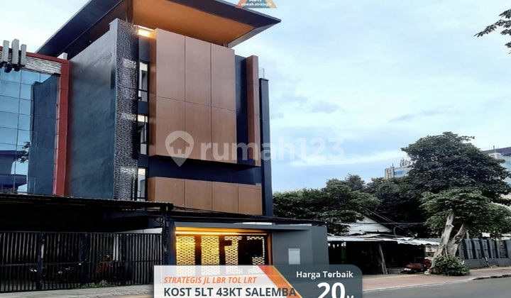 Semifurn Kost Strategis 5Lt 43Kt Luas Jl Lbr Lift Salemba Jakarta