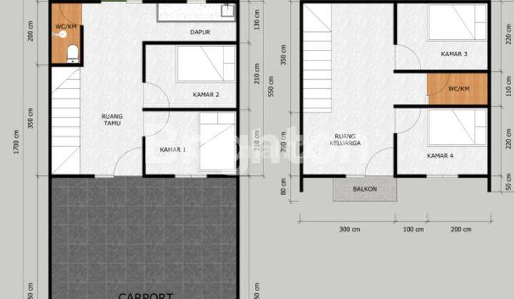 RUMAH ONPROGRESS DI MEDOKAN AYU TAMBAK DEKAT OERR, GUNUNG ANYAR  2