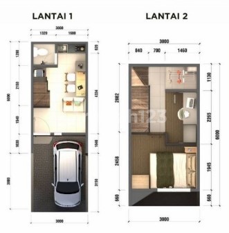 Rumah Onprogress Gunung Anyar Surabaya Timur DP Nol