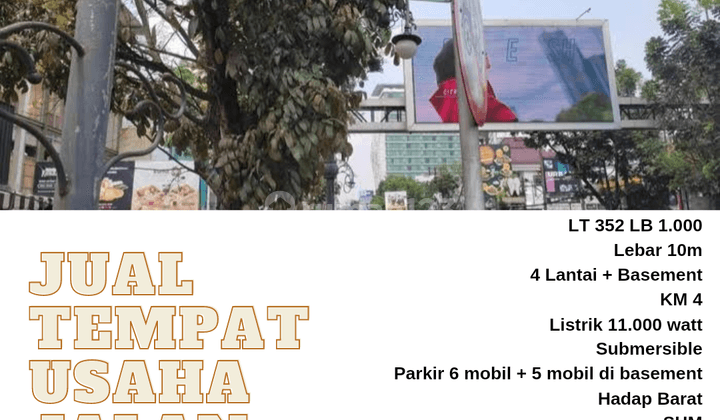 Jual Ruang Usaha di Jalan Merdeka SHM Bagus 1