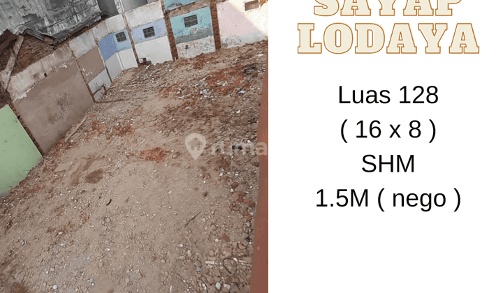 Jual Tanah di Sayap Lodaya Tengah Kota SHM 128 m² 1