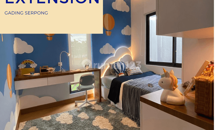Rumah Modern Minimalist di Gading Serpong, Baroni Extension 1