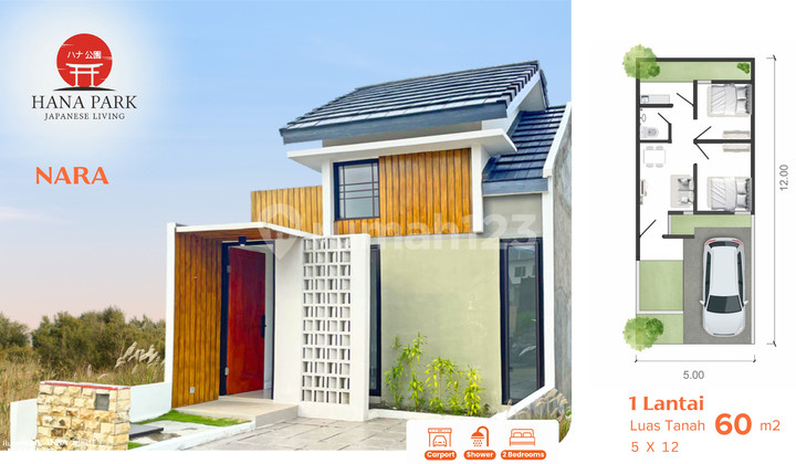 Hana Park – Rumah Nuansa Jepang Harga Terjangkau 2