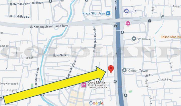 Kode : 20262 (At),Dijual tanah palmerah,luas 2180 m2,jakarta Barat 2