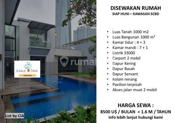 Rumah 2 Lantai Bagus SHM di SCBD, Jakarta Selatan 2