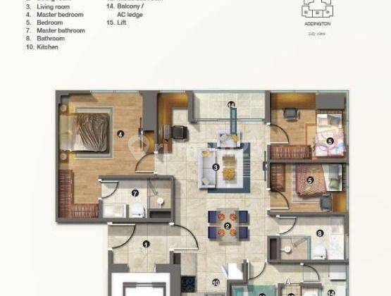 Dijual Cepat Apt The Kensington - Kelapa Gading - Jkt Utara 2