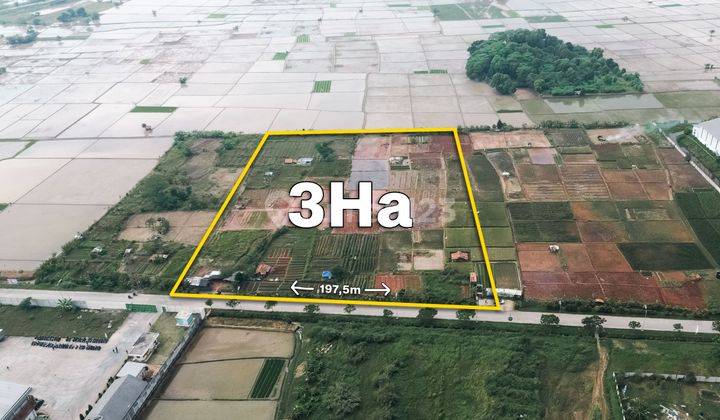 Dijual Tanah ± 3 Ha Di Telukjambe Timur 1