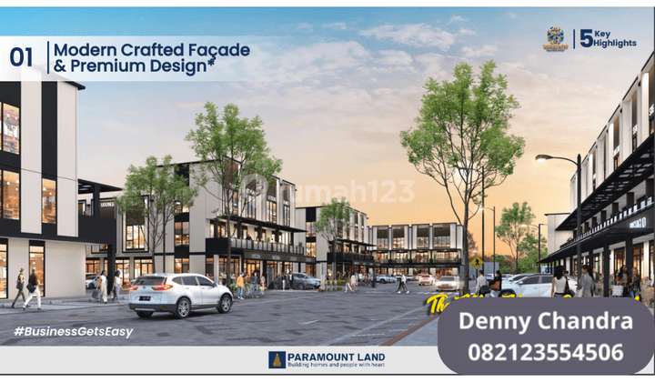 Ruko di Gading Serpong 2 Lantai Terbaru Sorrento Grande West 2