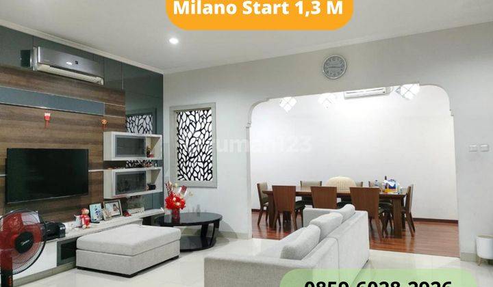 Padova At Milano Village Jl Utama Gading Serpong Unit Langka 1m 2
