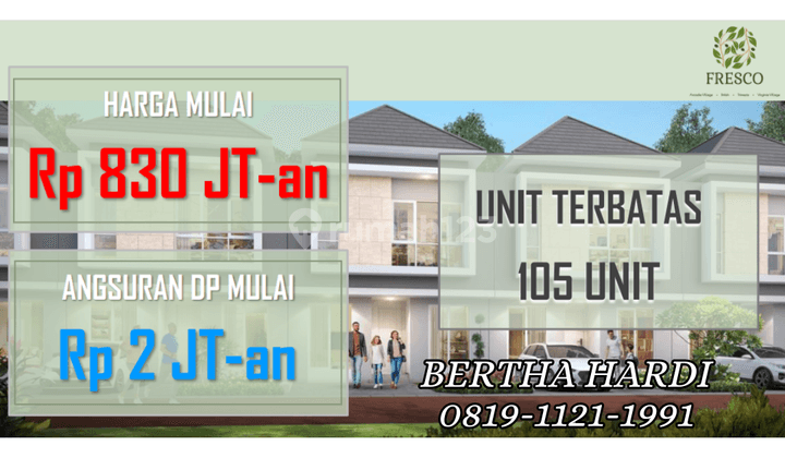 Rumah 2 Lantai di Gading Serpong Fresco Virginia Nyaman 9