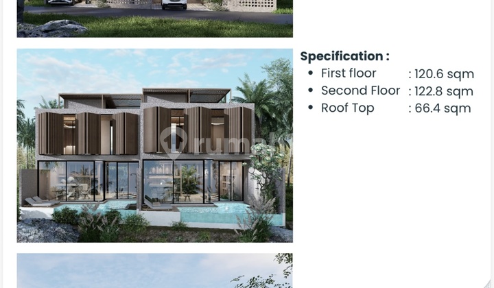 Vila Lantai 3 Plus 6 Kamar Full Furnish di Kuta Selatan