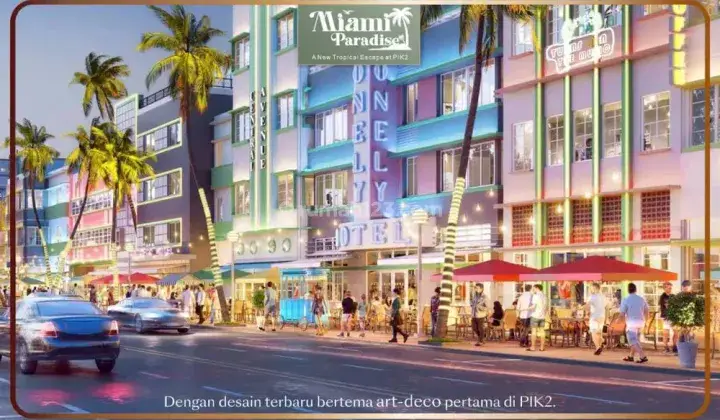 Dijual Soho Miami Paradise Pik2 Brand New Block C 8x20 4,5 Lantai 1