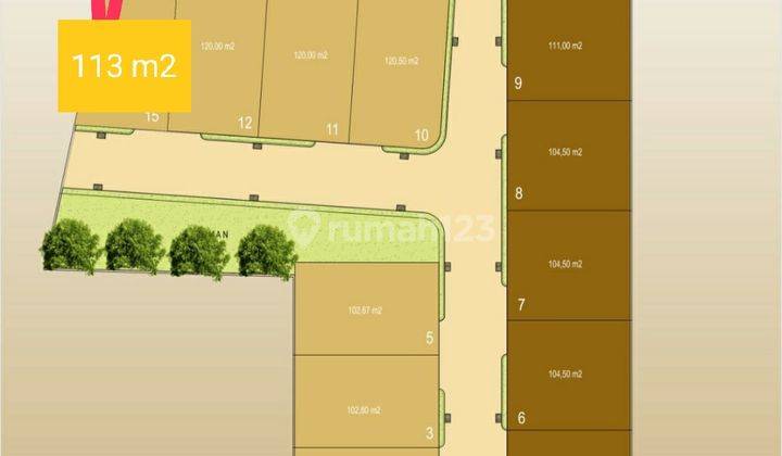 Tanah Kavling Dalam Cluster Lumina Hills Cimanggis Depok 3