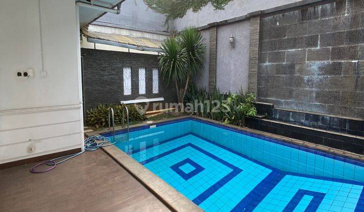 Rumah 1 Lantai Ada Kolam Renang Di Pondok Indah Jakarta Selatan 1