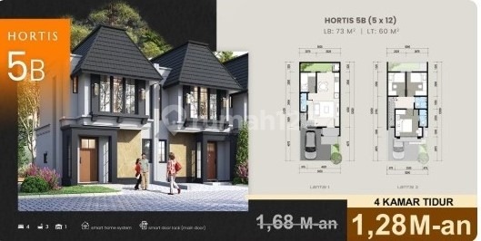 For Sale 5B Type House in Hortis Cluster, Citra Garden Serpong 2