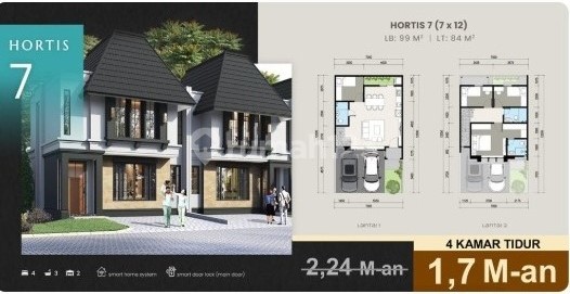 For Sale Type 7 House In Hortis Cluster Citra Garden Serpong 2