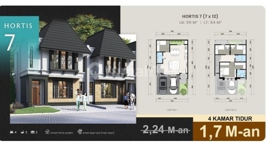 For Sale Type 7 House In Hortis Cluster Citra Garden Serpong 1