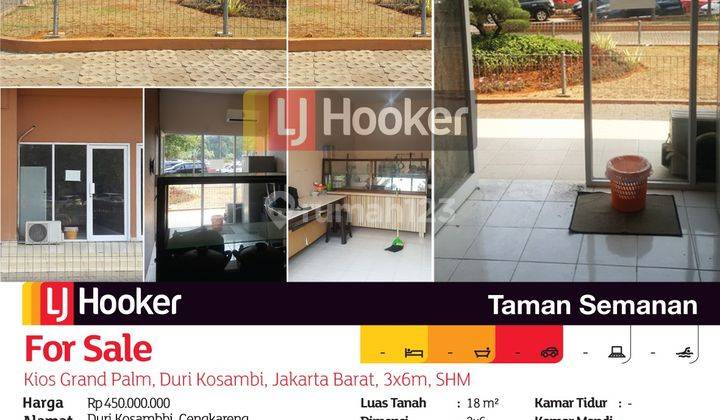 Kios Greenpalm rapih wallpaper AC semi furnished parkir luas strategis BBS bnjir 1