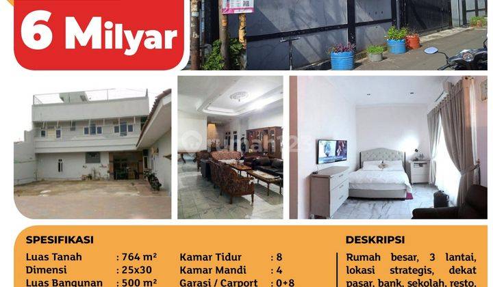 Rumah 3 lt furnished dkt perkotaan strategis  1