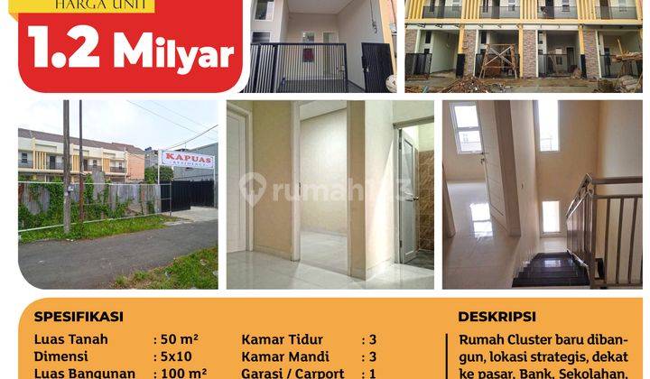 Rumah Kapuas Residence, Duri Kosambi, 5x10m², SHM 2