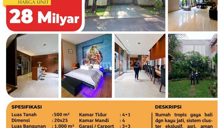 Rumah Pulau Damar, Permata Buana, 20x25m², 3 Lt, SHM 2